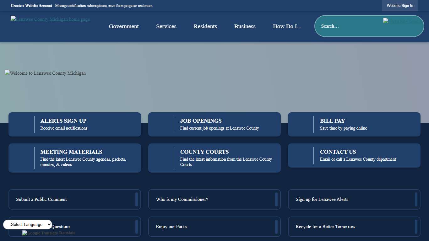 Lenawee County, MI | Official Website